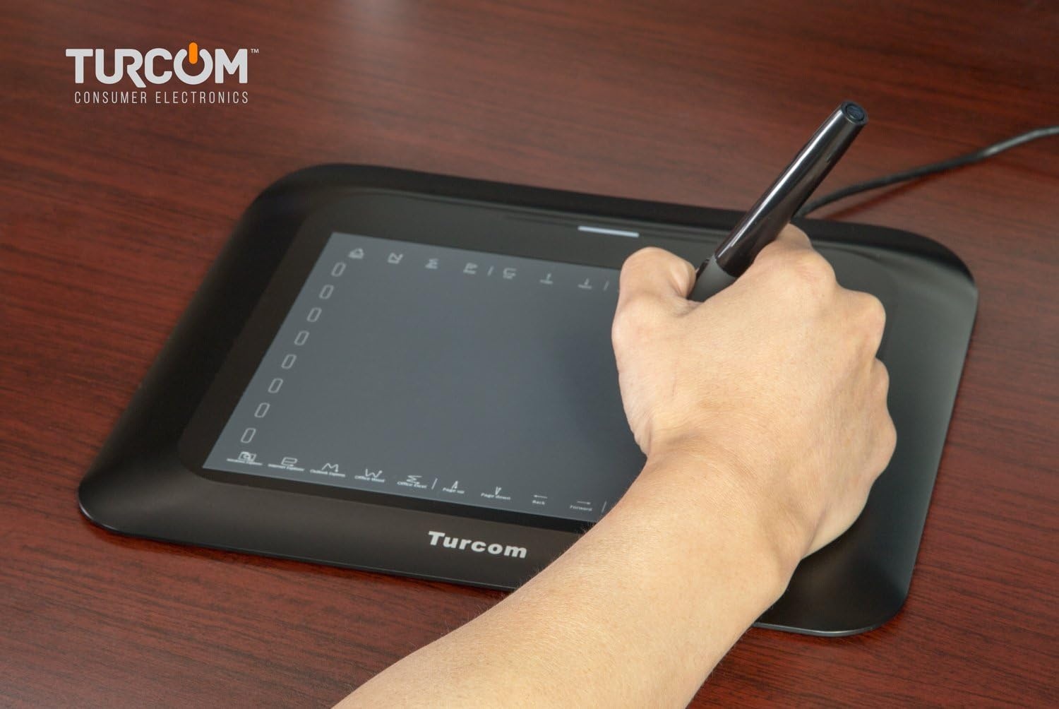 image:imageTurcom TS6608 Graphic Tablet Drawing Tablets and PenStylus for PC Mac Computer 8 x 6 Inches Surface Area 2048 Levels Pressure Sensitivity 5080 LPI