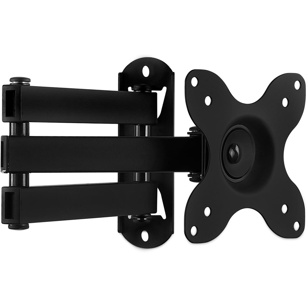 image:imageMountIt Small TV Wall Mount Full Motion Swivel Tilt Fits 1930 Inch TVs up to 33 lbs VESA 75x75 amp 100x100 Extends 17515 Corner Compatible Single Stud Wall Mount Bracket