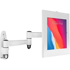 image:imageMountIt AntiTheft Tablet Wall Mount with Swing Arm for iPad iPad Air iPad Pro  Lockable TamperProof Design Full Motion Tilt Swivel Rotation VESA 75x75 for Office Retail WhiteWhite