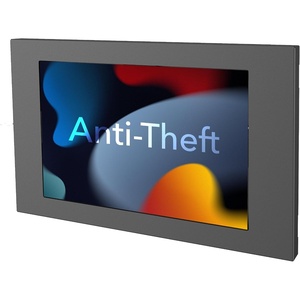 image:imageMountIt Lockable Tablet Wall Mount for Samsung Tab A9 S9 S9 FE S8 A8  Fully Enclosed Security Case AntiTheft Tablet Holder VESA Compatible Flush Wall Mount HeavyDuty Steel Black