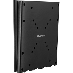 image:imageMountIt Low Profile Fixed TV Wall Mount  Ultra Slim Flush Design for 2342 Inch Screens  Fits VESA 200x200  HeavyDuty Steel  66 lb Capacity  07 Inch Wall Clearance  Black