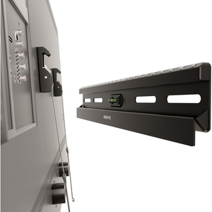 image:imageMountIt No Stud TV Wall Mount for 2365 Inch Flat Screen TVs Drywall DrillFree TV Bracket Renter Friendly Damage Free Slim 11 Low Profile Holds up to 77 lbs VESA 100x100400x400 Steel