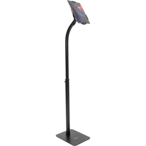 image:imageMountIt Universal Tablet Floor Stand with Locking Clamp AntiTheft Adjustable Kiosk for 7911 Tablets Height Adjustable 31468 BoltDown Base for Retail amp Business Black